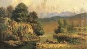 Paesaggio Fluviale by Carlo Mancini