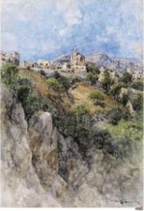 "positano" 28 Agosto 1903 by Francesco, Lord Mancini