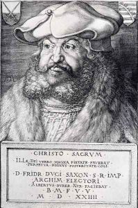 Frederick The Wise Elector Of Saxony by Albrecht Durer