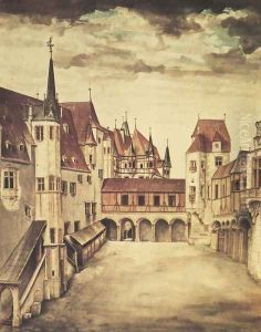 Castle Court (Innsbruck) by Albrecht Durer