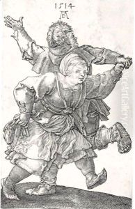 Dancing Peasants by Albrecht Durer