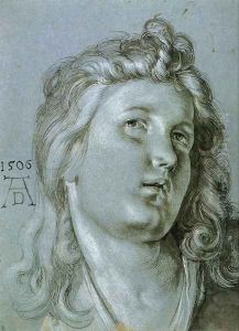 Head Of An Angel by Albrecht Durer