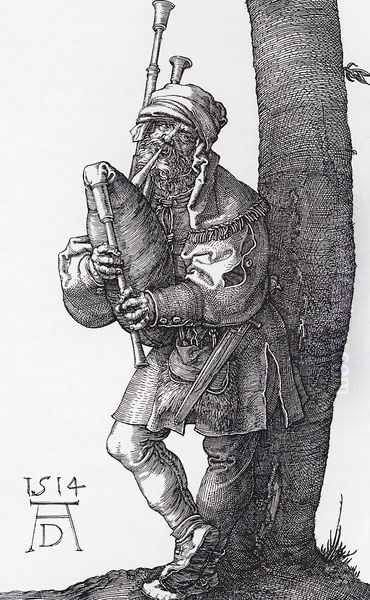 The Bagpiper - view 1
