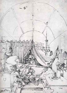 Lying In Room by Albrecht Durer