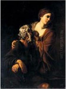 Cimon And Pero by Bartolomeo Manfredi