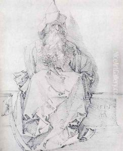 Seated Prophet by Albrecht Durer
