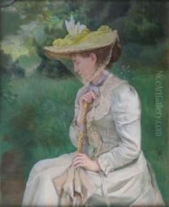 Elegante Au Chapeau by Marcel Mangin