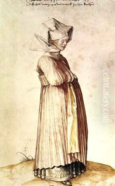 Nuremburg Woman Dressed for Church - view 1