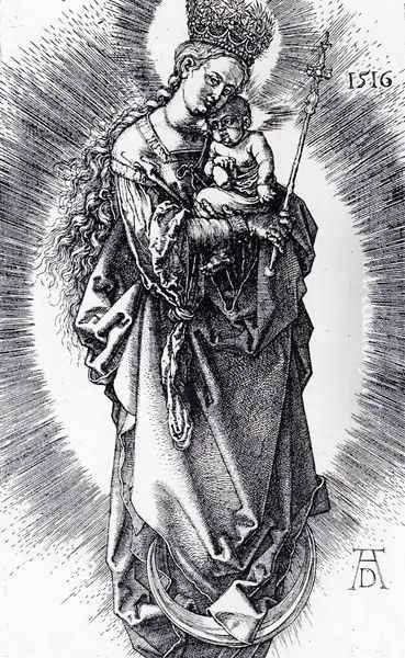 The Virgin On A Crescent With A Crown Of Stars And A Scepter - view 1