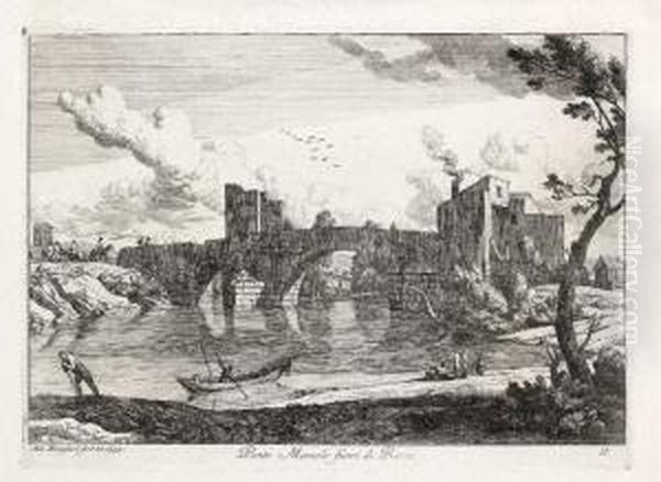 Ponte Mamolo Fuori Di Roma. 1754. - view 1