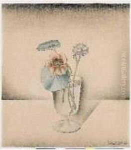 Bouquet De Fleurs. by Josef Mangold