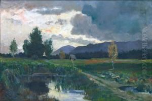 Sattnitzlandschaft by Eduard Manhart