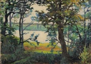 Lac A Travers Les Arbres Lac A Travers Les Arbres