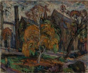 Vibrant Landscape by Abraham Manievich