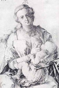 The Virgin Nursing The Child by Albrecht Durer