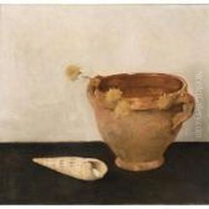 Oil On Canvas Laid Down On Panel by Jan Mankes