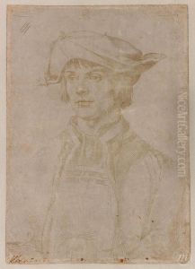 Portrait Of Lucas Van Leyden by Albrecht Durer