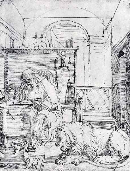 St Jerome In His Study - view 1