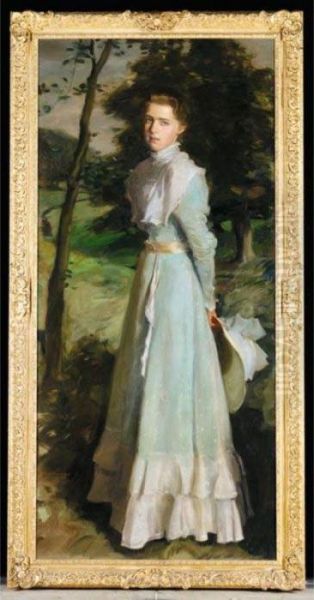 Portrait Of Miss Mary Nairn by Harrington Mann