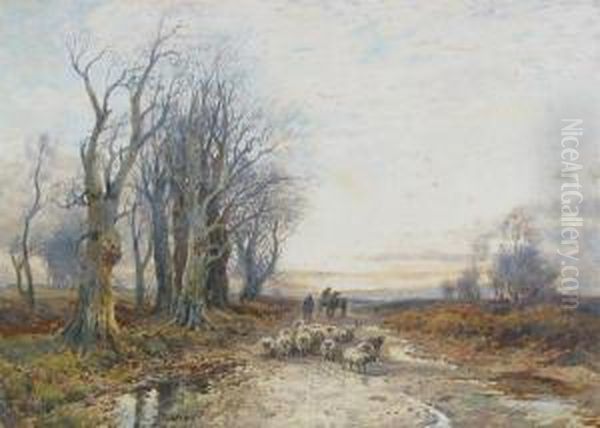Pastoral Scenes With Shepherd And Sheep - view 1