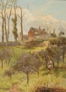Lot Of Two Landscapes by William Manners