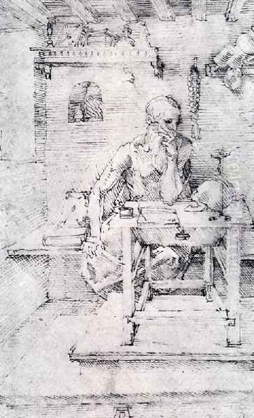 St Jerome In His Study (Without Cardinals Robes) - view 1