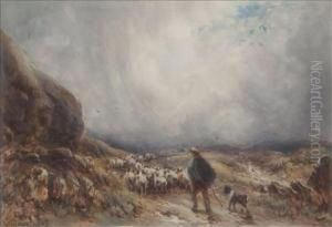 Stormy Day On The Fells, Westmorland by William Manners