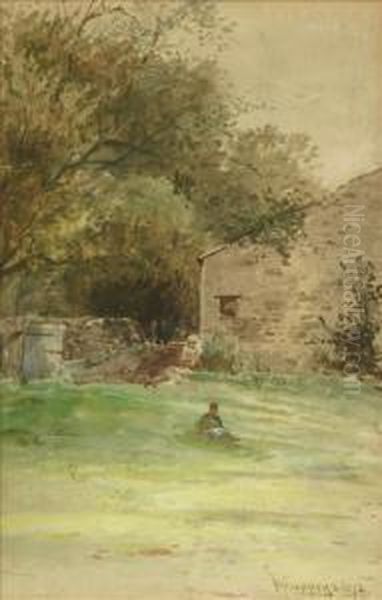 Figurebefore A Barn - view 1
