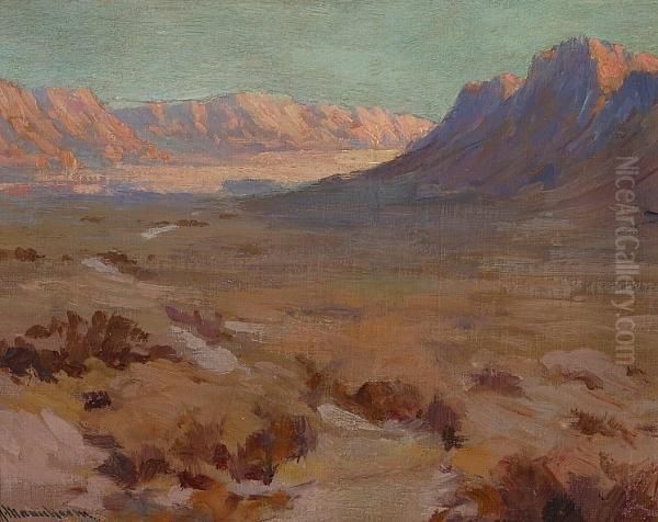 Sun And Shadow In A Desert Valley - view 1
