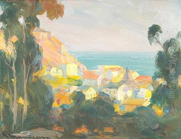 Sunset On The Santa Monica Bluffs - view 1