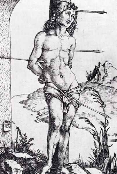 St Sebastian At The Column - view 1