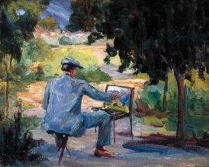 Self Portrait, The Artist At Work