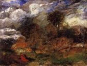 Lovers In The Open Air by Gusztav Mannheimer