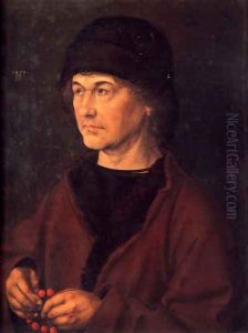 Portrait Of Albrecht Durer The Elder by Albrecht Durer