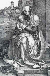 Madonna By The Wall by Albrecht Durer