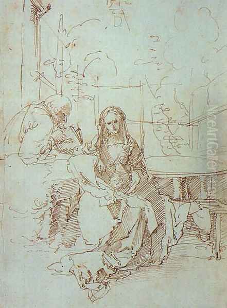 The Holy Family In A Trellis - view 1