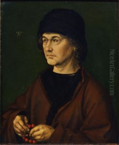 Portrait of Durer's Father by Albrecht Durer