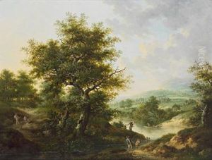 Paesaggio Con Viaggiatori