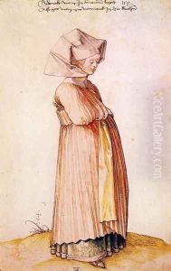 Nuremberg Woman Dressed for Church by Albrecht Durer