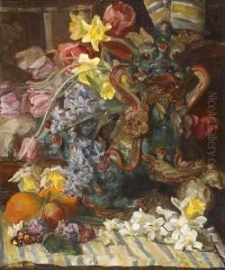 Still Life Of Assorted Flowers Still Life Of Assorted Flowers