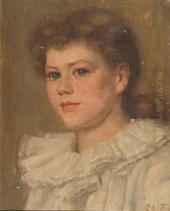A Portrait Of A Young Boy In A Green Shirt
