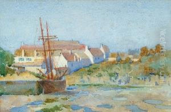 Harbour Scene, With Another Of A Fisherman By The Same Hand - view 1