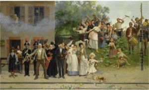 Passa Il Re (the King Passes) by Giocomo Mantegazza
