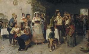 Preparations For The Wedding by Giocomo Mantegazza