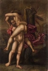 Ercole E Anteo by Andrea Mantegna
