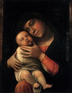 Virgin And Child by Andrea Mantegna
