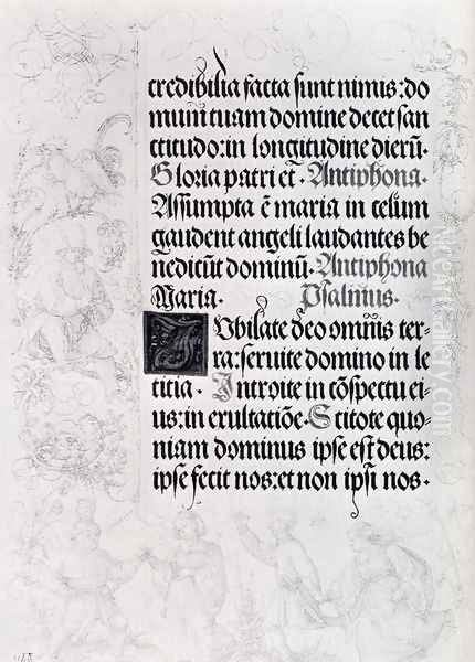 Pages Of Marginal Drawings For Emperor Maximilian's Prayer Book (Pic1) - view 1