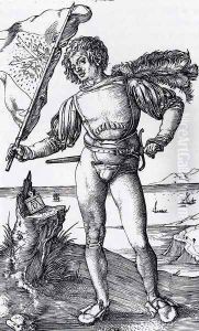 The Standard Bearer by Albrecht Durer