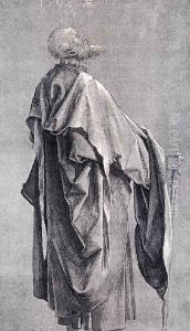 Study Of Drapery 1508 by Albrecht Durer