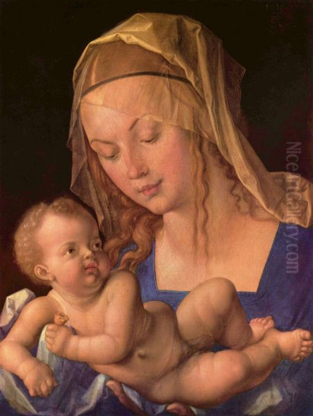 Virgin and Child with Half a Pear - view 1